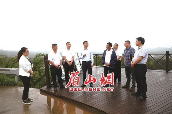 宋驥一行調(diào)研張場鎮(zhèn)萬年村萬畝核桃產(chǎn)業(yè)園情況。.jpg
