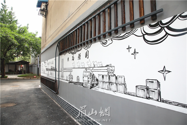 工務(wù)段小區(qū)文化墻。.JPG