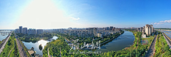 去年，眉山成功創(chuàng)建“國家森林城市”。本報記者  殷勇 攝