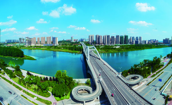 資陽(yáng)迎賓大橋。