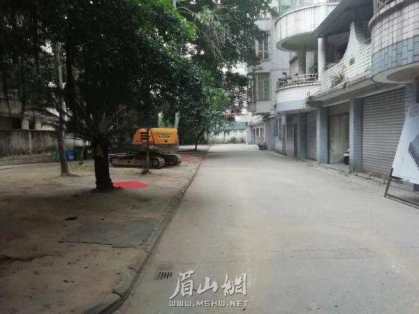東坡區(qū)銀杏花園改造前。