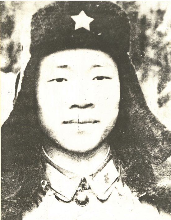劉漢文烈士遺像。
