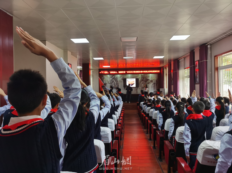 龍正小學(xué)主題隊(duì)日活動暨生命教育計(jì)劃試點(diǎn)學(xué)校授牌儀式現(xiàn)場。.jpg