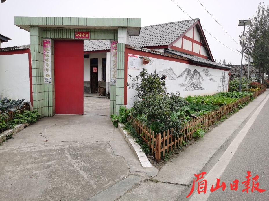 干凈整潔的村容村貌。