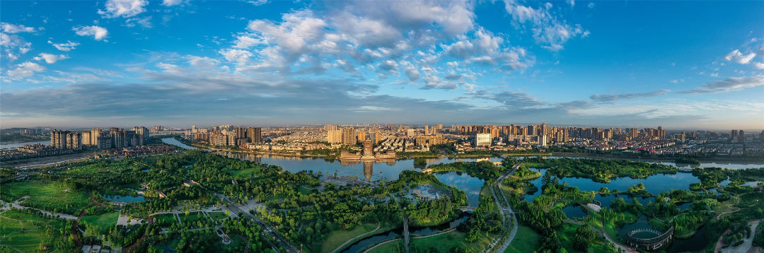 東坡區(qū)城市風(fēng)貌。